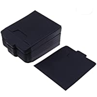 Osun 50 pcs papel Kraft papel CD mangas de papel Disco DVD sobres de cartón